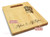 Rose Ribbon 9x12 Personalized Chopping Board Handle Maple Wood