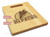Wheat Grain 9x12 Small Personal Cutting Board Handle Maple Wood - View 2