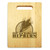 Wheat Grain 9x12 Small Personal Cutting Board Handle Maple Wood