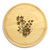 Bellflower 10in Circular Cutting Board Maple Made in USA - View 2