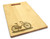 Bicycle 10x16 Handled Personalized Cutting Board - View 2