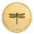 Dragonfly 10in Circle Maple Cutting Board with Juice Groove - View 2