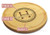 Family Seal 10in Circle Maple Cutting Board with Juice Groove