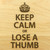 Keep Calm 9x12 Grooved Engraved Cutting Board - View 2