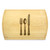 Knife Fork Spoon 10x16 Grooved Custom Cutting Board