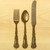 Knife Fork Spoon 10x16 Grooved Custom Cutting Board - View 2