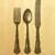 Knife Fork Spoon 10x16 Handle Monogram Cutting Board - View 2