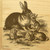 Rabbit Family 9x12 Grooved Cutting Board
