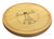 Vitruvian Man 10in Round Engraved Cutting Board with Grooving