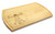 Vitruvian Man 10x16 Grooved Custom Cutting Board - View 3