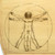 Vitruvian Man 10x16 Grooved Custom Cutting Board