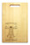 Vitruvian Man 10x16 Hand Hole Maple Cutting Board