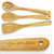 Personalized Spatula & Spoon Set - Beech Wood 14" Long - View 10