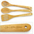 Personalized Spatula & Spoon Set - Beech Wood 14" Long