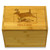 Bounding Buck Personalized 4x6 Recipe Card Box