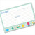 4x6 Recipe Card Kids Kitchen Blue Polka Dot