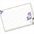 4x6 Recipe Cards – Bluebells Design (40 ct) – Double-Sided, Made in USA