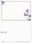 4x6 Recipe Cards – Bluebells Design (40 ct) – Double-Sided, Made in USA - View 2