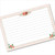 4x6 Recipe Card Cute Little Flowerlets Pink