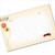Lovebugs Artsy Orange 4x6 Recipe Cards – 40 Double-Sided Cards, Made in USA