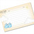 4x6 Recipe Card Happy Birds Orange and Blue