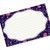 4x6 Recipe Card Rose Pattern Purple Notecard or Gift Card or