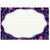 4x6 Recipe Card Rose Pattern Purple Notecard or Gift Card or - View 2