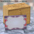 4x6 Recipe Card Purple Giftwrap Notecard or Thank You Card or - View 3