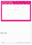 4x6 Recipe Card Pinkalicious Cupcake Pattern - View 2