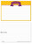4x6 Recipe Card Purple Ribbon Yellow Polka Dot - View 3