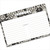 4x6 Recipe Card Lace Settings Ebony Black
