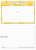 4x6 Recipe Card Lace Settings Ochre Yellow - View 3