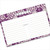 4x6 Recipe Cards – Lace Settings Plum Purple (40-Pack, Double-Sided, Made in USA)