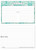 4x6 Recipe Card Lace Settings Turquoise - View 2