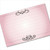 4x6 Recipe Card Hearts and Lines Pink Note Card or