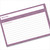 4x6 Recipe Card Agatha Plum Purple