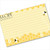 4x6 Recipe Card Honeybee Busy Bee Yellow