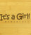 It's a Girl Softer Font Baby Multikeep Box Light Wood Chest - View 2