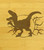 Velociraptor Dinosaur Sillhouette Boy Multikeep Box Sustainable Organizer - View 2