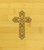 Traditional Cross Christianity Multikeep Box Light Wood Organizer