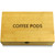 Coffee Pods Decorative Bamboo Wood Multikeep Box Adjustable Chest