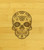 Sugar Skull from Mexico Latino Multikeep Box Light Wood Chest - View 3