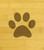 Dog or Cat Footprint Pet Multikeep Box Light Wood Chest - View 3