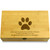 Dog or Cat Footprint Pet Multikeep Box Light Wood Chest