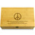 Peace Circle Symbol Multikeep Box Wooden Organizer