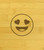 Hearts Eyes Emoji Emoticon Multikeep Box Light Wood Organizer - View 3
