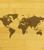 World Map World Travel Multikeep Box Bamboo Organizer