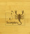 Scorpio Astral Sign Multikeep Box Light Wood Organizer - View 3