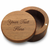 Script Gift Personalized Acacia Salt Box with Magnetic Swivel Lid