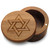Kosher Salt Box with Magnetic Swivel Lid with Star of David